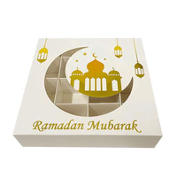 Boîtes à bonbons personnalisées pour la fête de l'Eid, boîte en papier avec impression de logo pour les célébrations de vacances