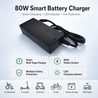 Chargeur de batterie intelligent rapide Li-ion 42V 2A 10S pour vélo électrique 36V, scooter, fauteuil roulant, tricycle