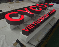 Letrero Personalizado para Exteriores, Letrero con Nombre de Tienda, Diseño de Letras con Iluminación LED, Letras Iluminadas Frontales, Letrero para Edificio Comercial