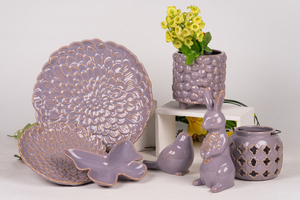 Vasi per Fiori in Ceramica Fatti a Mano Stile Moderno Farmhouse, Serie Animali, Design Scimmia Leone Cervo, Decorazioni per la Casa - Product Image 6