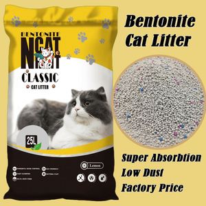Litière pour chat en bentonite à granulométrie large au charbon actif, agglomération rapide, absorption rapide de l'eau - Product Image 1