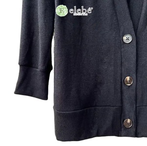 Elebe เสื้อคาร์ดิแกนแขนยาวสำหรับผู้หญิง, เสื้อสเวตเตอร์ลำลองผ้าฝ้ายสวมใส่สบายเสื้อผ้าถักแฟชั่นไซส์พิเศษ - Product Image 1