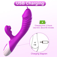 2 in 1 Vibrator für Frauen lecken Maschine Klitoris Stimulator G-Punkt Leistungs starke Vibro Dildo Zauberstab Weibliche Kitzler Sauger Adult Sexspielzeug