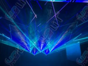 อุปกรณ์ดีเจสำหรับแสดงแสงเลเซอร์ RGB สีสันครบถ้วน 10W รองรับ SD Card เชื่อมต่อ ILDA ควบคุมด้วยเสียง มาตรฐาน IP33 สำหรับใช้งานกลางแจ้ง ตัวเครื่องทำจากอลูมิเนียมอัลลอย - Product Image 4