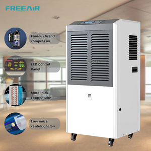 Deshumidificador Industrial Eléctrico FREEAIR Nuevo de 90L/D con Temporizador Inteligente y Pantalla LCD para Uso en Sótanos y Estacionamientos, 1 Año de Garantía - Product Image 1