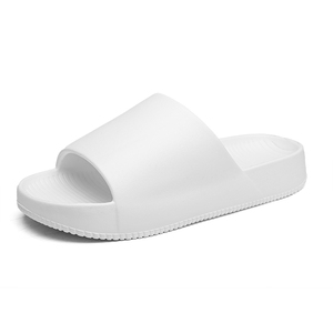 Sandalias EVA Blancas de Color Sólido, Punta Abierta, Antideslizantes, Pantuflas de Interior para Verano - Product Image 2