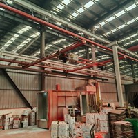 Pont roulant KBK pour ligne de production, système de levage sur rail flexible ou rigide pour la manutention de matériaux en poste de travail d'usine