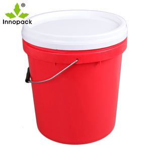 Cubo de pintura portátil para exteriores de Color personalizado, Material PP de grado alimenticio de 20 litros con mango de plástico/metal para uso en exteriores - Product Image 1