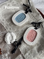 Diffuseur Suspendu en Pierre Aromatique en Plâtre, Parfum Longue Durée, Désodorisant de Voiture Sans Flamme, Pendentif pour Armoire et Maison, Idéal pour les Fêtes de Diwali