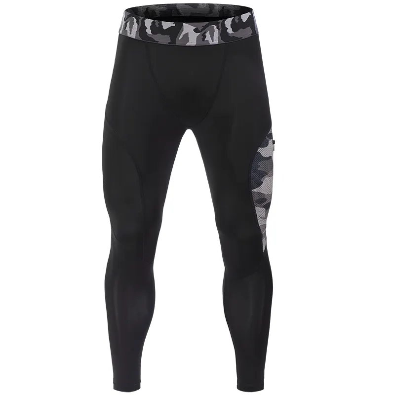 Atacado de fábrica personalizado ginástica roupa leggings fitness masculina calças respiráveis fitness esportes compressão
