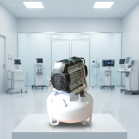 Promotion de juin 2026 : Compresseur d'air 8 bars à inverseur, filtre à air pneumatique AirTAC, réservoir d'air 24L – Idéal pour équipement de laboratoire médical