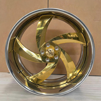 Nouvelles jantes forgées chromées XJ Deep Lip 24 et 26 pouces, 2 ou 3 pièces, pour C10 Cutlass Impala Carlo
