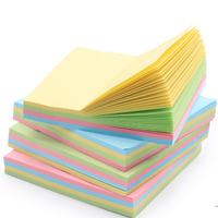 Blocs-notes autocollants personnalisés avec logo imprimé, papier écologique, blocs-notes adhésifs réutilisables pour le bureau, l'école et la promotion