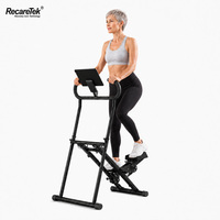 Máquina de Ejercicios para Espalda y Piernas, Simulador de Escaleras, Equipo de Fitness Comercial para Entrenamiento Cardiovascular para Mujeres