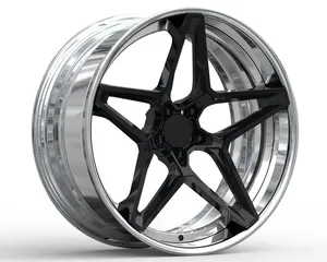 Custom Colored Brushed Discs Polished Barrels Deep Concave 20 Inch Wheels Forged 5x120 Rim For M4 Rims