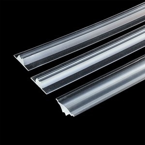 Quang <span class=keywords><strong>LED</strong></span> khuếch tán trong suốt PMMA tuyến tính ống kính cho <span class=keywords><strong>LED</strong></span> Strip ánh sáng hồ sơ kênh khuếch tán Bìa quang <span class=keywords><strong>led</strong></span> ống kính - Product Image 3