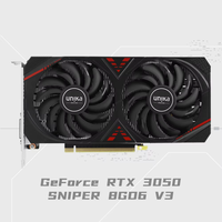 Kartu Grafis Gaming RTX 3050 8GB GDDR6 GPU Desktop dengan Kipas Pendingin