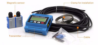 Medidor de Flujo Ultrasónico Digital Modular TUF-2000M, Transductor TS-2 TM-1 TL-1 Opcional, Rango de Medición DN15-6000mm, Medidor de Velocidad del Agua