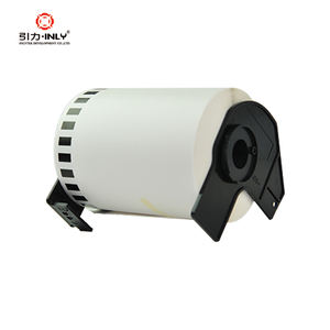 Ruban adhésif noir et blanc <span class=keywords><strong>Orison</strong></span> compatible A-22243 102 mm x 30,48 m, rouleau de papier pour étiquettes continues pour Brother QL-700/QL-800 - Product Image 5