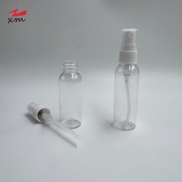 Flacon pulvérisateur en plastique PET de 50 ml, 60 ml, 100 ml, 200 ml, cylindre, pompe à parfum, vaporisateur d'huile, conteneur pour emballage cosmétique et soins de la peau
