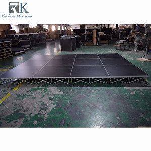 เวทีกลางแจ้งขนาด 4x4 ฟุต ขายส่งสำหรับงานอีเว้นท์ เวทีเคลื่อนที่แบบพกพา ป้องกันการลื่น - Product Image 4