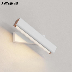 Luci da parete a Led moderne girevoli per la ristrutturazione della casa costruzione <span class=keywords><strong>immobiliare</strong></span> Hotel camera da letto soggiorno in alluminio ferro lampada da parete - Product Image 1