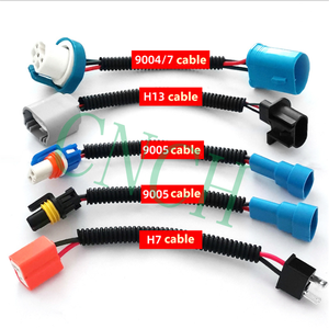 2 Pairs Keramische H4 9003 Harness Bedrading Set Voor Auto Auto Lamp PLUG-N-Play Socket - Product Image 2