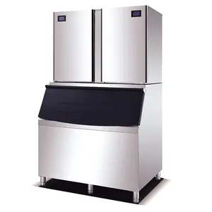 1ton Fast commercial Ice Maker Machines 750KG /24H Ice Cube Makers