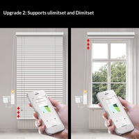 Moteur de store enrouleur intelligent Graffiti pour maison connectée avec cordon de tirage, moteur de rideau intelligent Zigbee 5V/7.4V DC, batterie 1000mAh, compatible 2MQTT HA