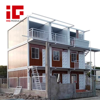 Bâtiment Scolaire de 3 Étages, Salles de Classe Préfabriquées, Construction Modulaire Sécurisée, Maison Conteneur Pliable, Immeuble d'Appartements Portable