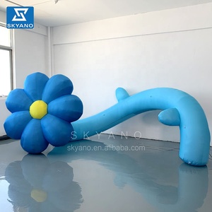 Alice au pays des merveilles fleurs <span class=keywords><strong>sur</strong></span> pilier <span class=keywords><strong>Ballon</strong></span> <span class=keywords><strong>gonflable</strong></span> de fleurs décorations <span class=keywords><strong>sur</strong></span> le thème des fleurs - Product Image 3