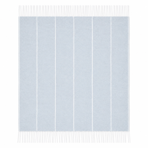 Plaid en laine Airone Riga-Cashmere au design moderne : les rayures définissent les espaces avec un style contemporain, s'adaptant à chaque maison. - Product Image 1