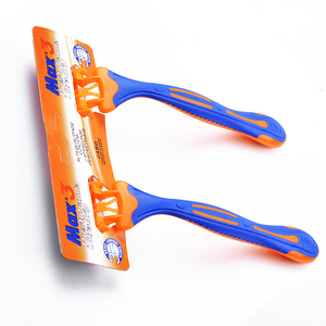 Rasoir <span class=keywords><strong>d</strong></span>épilatoire jetable à 3 lames pour femmes Rasoir sensible avec vitamine E et aloès - Product Image 6