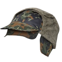 Dairui Chapeau de trappeur camouflage d'hiver Double épaissi doublé polaire Oreillettes Coupe-vent Chapeau d'aviateur pour hommes femmes pour la chasse en plein air