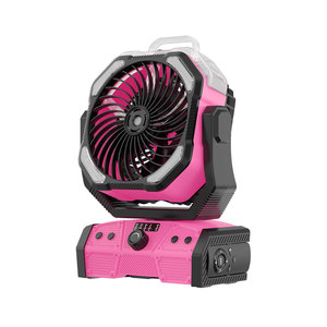 Outdoor Camping <b>Fan</b> With Light Rechargeable Battery 12H Runtime Portable <b>Tent</b> <b>Fan</b> DC Motor Shaking Left And Right - Product Image 5