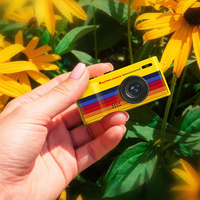 Nouvelle Conception 2026 – Mini Appareil Photo Numérique Compact 2MP Rétro avec Filtres et Objectif Rétro, Enregistreur Photo/Vidéo de Poche