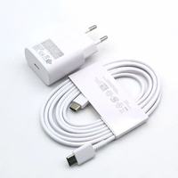 Adaptador de Corriente Tipo C de 25 W para Samsung, Cargador PD con Puerto Tipo C PD de Carga Rápida para iPhone, Samsung S25, S24, S23, S22, S21, Enchufe EU/US/UK
