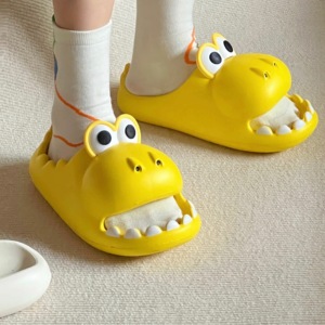 Chaussons gonflables dinosaures tendance pour l'intérieur avec semelle extérieure en EVA, embout en <span class=keywords><strong>acier</strong></span> et fonction antidérapante pour toutes les saisons - pour usage domestique - Product Image 1