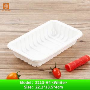 PP monouso termosaldatura mappa vassoio cibo da asporto pollo scatola di imballaggio vassoio di plastica vassoio Snack di carne - Product Image 6