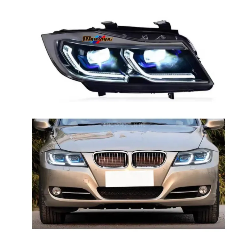 Haute qualité 2005-2012 série 3 phare phare phare pour BMW E90 Led phares