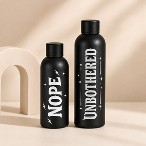 Colorful Stainless Steel Vacuum Insulated Water <b>Bottle</b> with Custom Art Font Design for Camping Promotion & Wholesale - Product Image 3