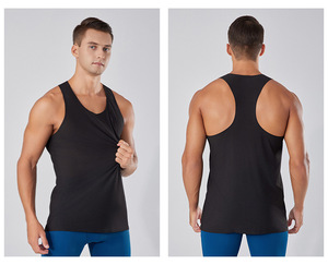 Canottiere sportive da <span class=keywords><strong>uomo</strong></span> e da donna in poliestere da corsa senza maniche da palestra in Spandex <span class=keywords><strong>canotta</strong></span> <span class=keywords><strong>a</strong></span> coste da <span class=keywords><strong>uomo</strong></span> - Product Image 6