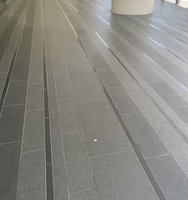 Pierre de granit noir absolu naturel moderne de Xiamen pour pavage