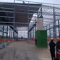 Estructura de Acero CE/EN 1090 para Almacenes y Edificios Industriales, Estructura Metálica Prefabricada, Garantía de 2 Años, Soporte Técnico en Línea