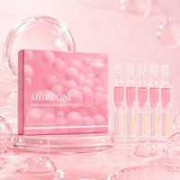 Ampoule OEM ODM de sérum de soin du visage au ADN de saumon biologique PDRN et au glutathion, éclaircissant, rajeunissant et réparateur, conditionnement en flacon à usage unique