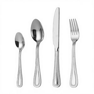 Juego de Vajilla Contemporáneo de Acero Inoxidable 18/0 Mr.Spoon, 24 Piezas, para 6 Personas, Apto para Lavavajillas, Regalo Empresarial, Alegre y Festivo - Product Image 1