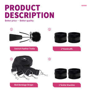 Bed <b>Bondage</b> Restraints Webbing <b>Straps</b> For Adult - Product Image 2