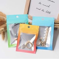 Mini Sacs Plastiques Ziplock Personnalisés, Sachets à Fermeture Éclair Refermables pour Emballage, Sacs Ziplock en Feuille d'Aluminium Mylar avec Fenêtre