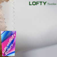 Tissu de boîte à lumière par sublimation 180g tissu rétro-éclairé en polyester légèrement extensible pour compteur de boîte à lumière à cadre SEG