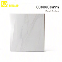 Carreaux de sol en céramique à motif diamant 600x600mm antidérapants et résistants à l'usure pour l'intérieur du salon